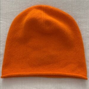 New Massimo Dutti Fine Knit Wool Cashmere Beanie Hat | Minimalist Luxury